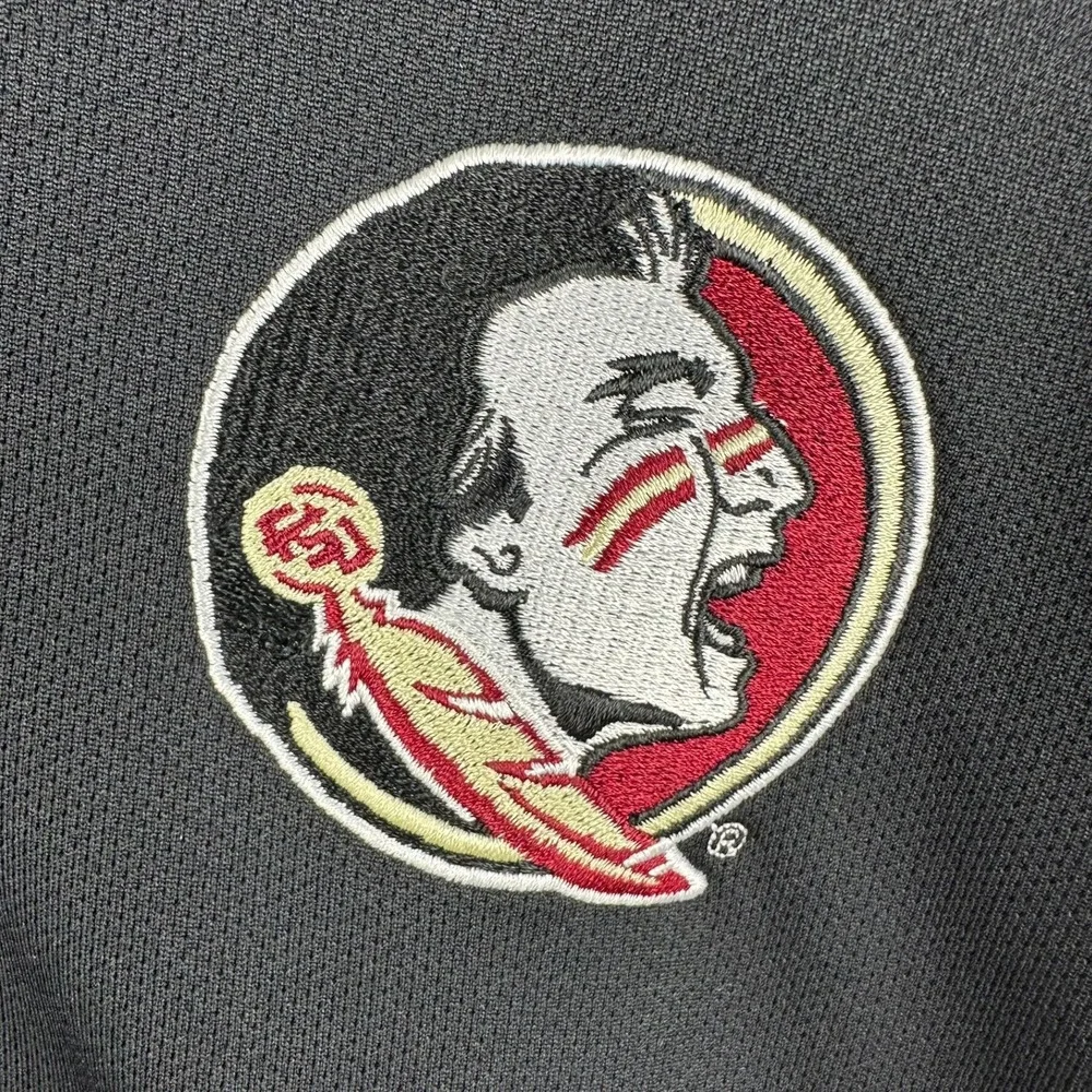 Nike Florida State Seminoles Dri-FIT Polo Shirt Men's XL Golf Performance Black